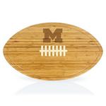 Picnic Time Michigan Wolverines Kickoff Football Cutting Board & Serving Tray - Thumbnail 1 of 4