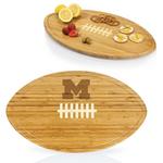 Picnic Time Michigan Wolverines Kickoff Football Cutting Board & Serving Tray - Thumbnail 2 of 4