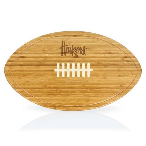 Picnic Time Nebraska Cornhuskers Kickoff Football Cutting Board & Serving Tray - Primary Image