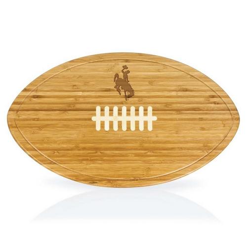 Picnic Time Wyoming Cowboys Kickoff Football Cutting Board & Serving Tray - Primary Image
