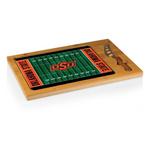 Picnic Time Oklahoma State Cowboys Icon Glass Top Cutting Board & Knife Set - Thumbnail 2 of 3