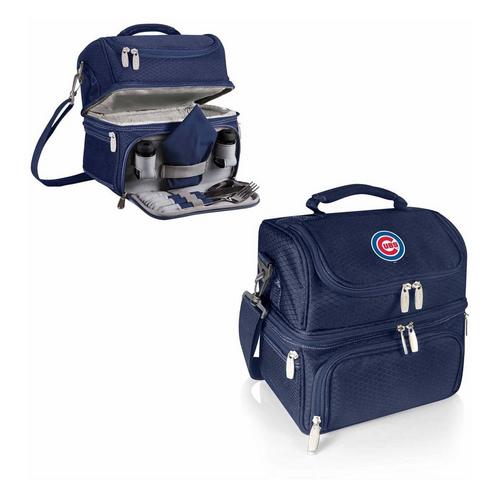 Picnic Time Chicago Cubs Pranzo Lunch Bag Cooler with Utensils - Primary Image