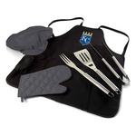Picnic Time Kansas City Royals BBQ Apron Tote Pro Grill Set - Thumbnail 1 of 2