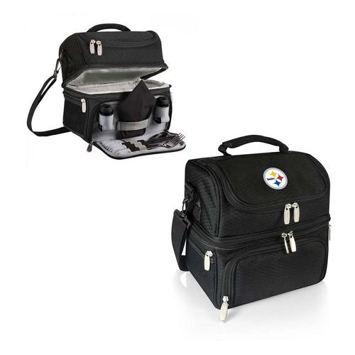 Picnic Time Pittsburgh Steelers Pranzo Lunch Bag Cooler with Utensils - Primary Image