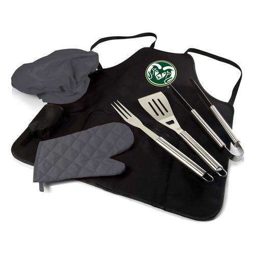 Picnic Time Colorado State Rams BBQ Apron Tote Pro Grill Set - Primary Image