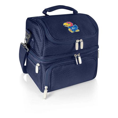 Picnic Time Kansas Jayhawks Pranzo Lunch Bag Cooler with Utensils - Primary Image