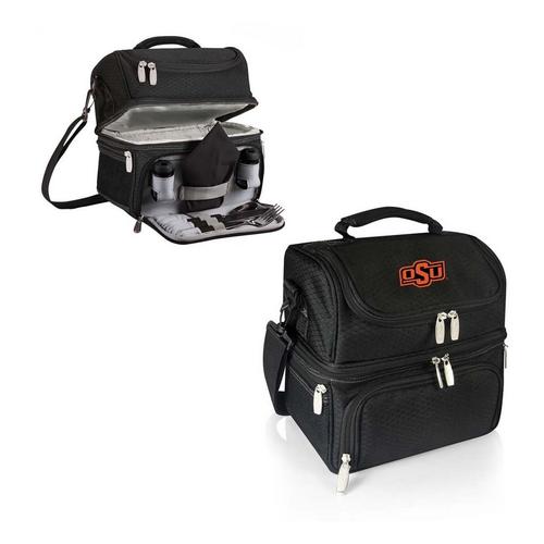 Picnic Time Oklahoma State Cowboys Pranzo Lunch Bag Cooler with Utensils - Primary Image