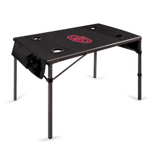 Picnic Time Oklahoma Sooners Portable Folding Table - Primary Image