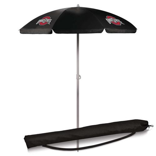 Picnic Time Ohio State Buckeyes 5.5' Portable Beach Umbrella - Primary Image