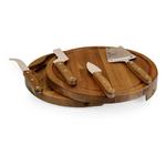 Picnic Time Acacia Circo Cheese Cutting Board & Tools Set - Thumbnail 3 of 5