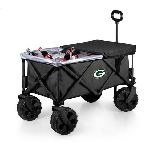 Picnic Time Green Bay Packers Elite All-Terrain Portable Utility Wagon - Primary Image