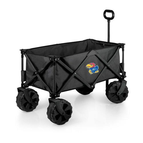 Picnic Time Kansas Jayhawks Elite All-Terrain Portable Utility Wagon - Primary Image