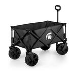 Picnic Time Michigan State Spartans Elite All-Terrain Portable Utility Wagon - Thumbnail 2 of 3