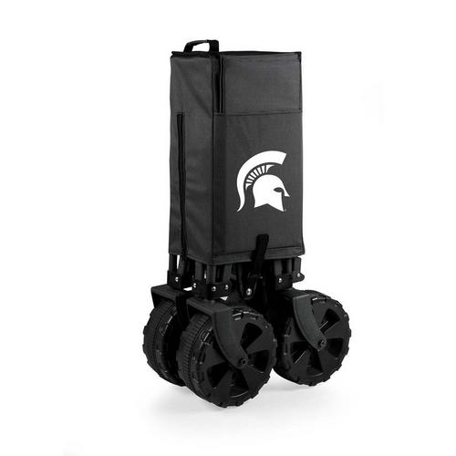 Picnic Time Michigan State Spartans Elite All-Terrain Portable Utility Wagon - Primary Image