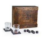 Picnic Time Dallas Cowboys Engraved Whiskey Box Gift Set - Thumbnail 1 of 4
