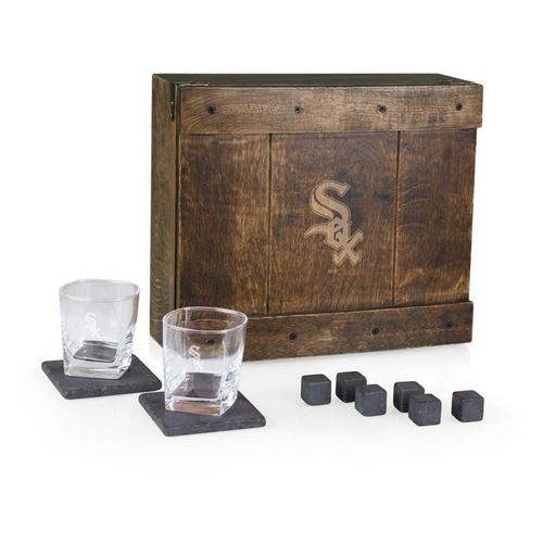Picnic Time Chicago White Sox Engraved Whiskey Box Gift Set - Primary Image