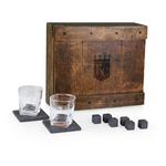 Picnic Time Kansas City Royals Engraved Whiskey Box Gift Set - Thumbnail 1 of 3