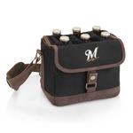 Picnic Time Milwaukee Brewers Beer Caddy Cooler Tote with Opener - Thumbnail 1 of 2