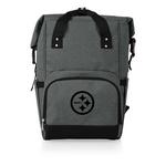 Picnic Time Pittsburgh Steelers On The Go Roll Top Backpack Cooler - Thumbnail 1 of 5