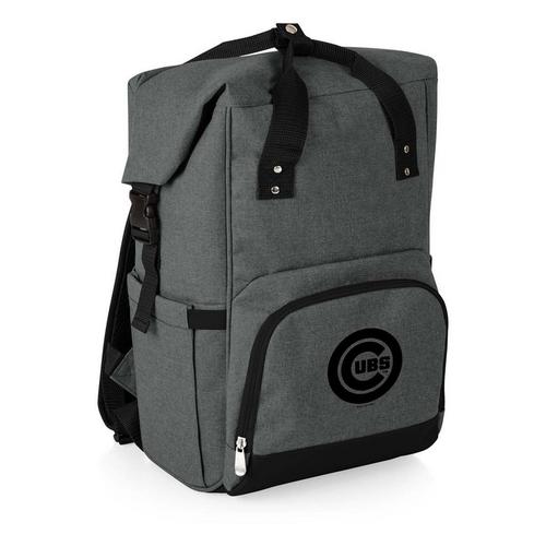 Picnic Time Chicago Cubs On The Go Roll Top Backpack Cooler - Primary Image