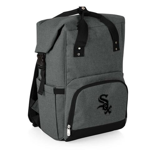 Picnic Time Chicago White Sox On The Go Roll Top Backpack Cooler - Primary Image