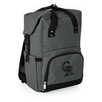 Picnic Time Colorado Rockies On The Go Roll Top Backpack Cooler - Thumbnail 2 of 6