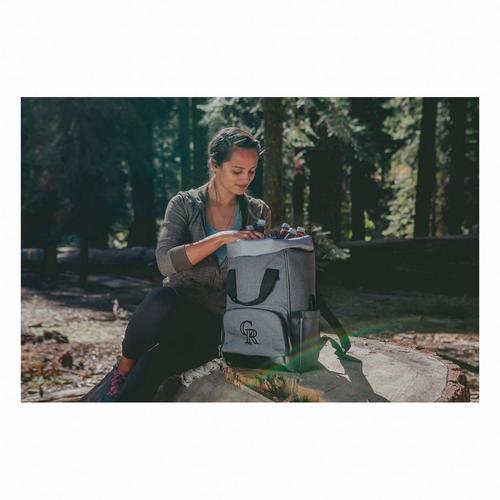 Picnic Time Colorado Rockies On The Go Roll Top Backpack Cooler - Primary Image
