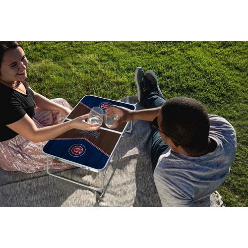 Picnic Time Chicago Cubs Mini Portable Table - Primary Image