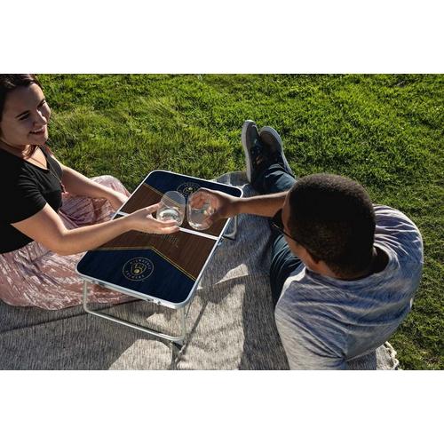 Picnic Time Milwaukee Brewers Mini Portable Table - Primary Image
