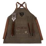Picnic Time Chicago Bears BBQ Apron Tote Pro Grill Tool Set - Thumbnail 1 of 2