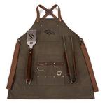 Picnic Time Denver Broncos BBQ Apron Tote Pro Grill Tool Set - Thumbnail 1 of 3