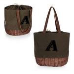 Picnic Time Arizona Diamondbacks Coronado Canvas & Willow Basket Tote - Thumbnail 3 of 3