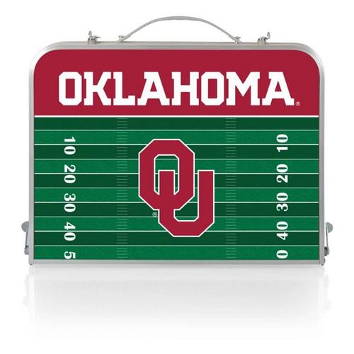 Picnic Time Oklahoma Sooners Mini Portable Table - Primary Image