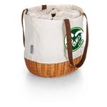 Picnic Time Colorado State Rams Coronado Canvas & Willow Basket Tote - Thumbnail 2 of 3