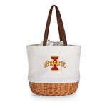 Picnic Time Iowa State Cyclones Coronado Canvas & Willow Basket Tote - Thumbnail 2 of 3
