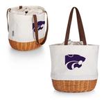 Picnic Time Kansas State Wildcats Coronado Canvas & Willow Basket Tote - Thumbnail 3 of 3