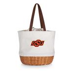 Picnic Time Oregon State Beavers Coronado Canvas & Willow Basket Tote - Thumbnail 2 of 3