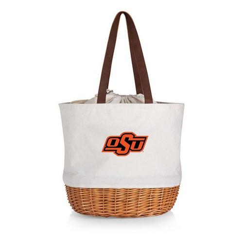 Picnic Time Oregon State Beavers Coronado Canvas & Willow Basket Tote - Primary Image