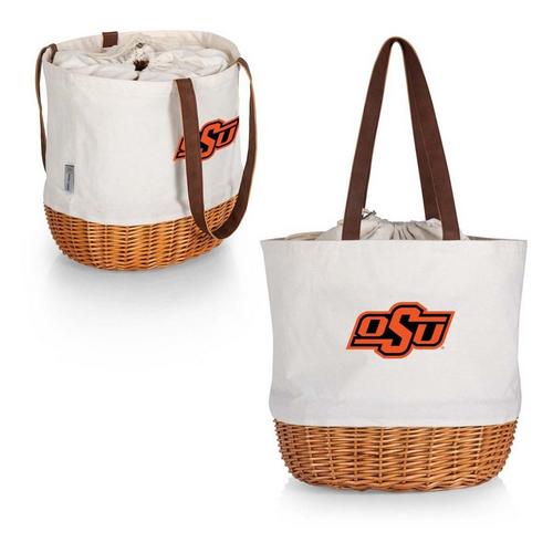 Picnic Time Oregon State Beavers Coronado Canvas & Willow Basket Tote - Primary Image