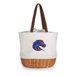 Picnic Time Boise State Broncos Coronado Canvas & Willow Basket Tote - Thumbnail 2 of 3