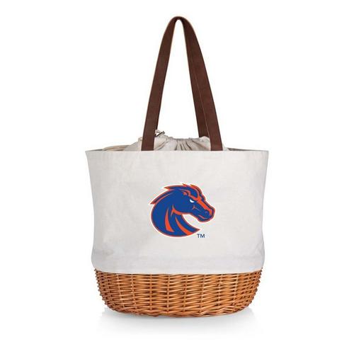 Picnic Time Boise State Broncos Coronado Canvas & Willow Basket Tote - Primary Image