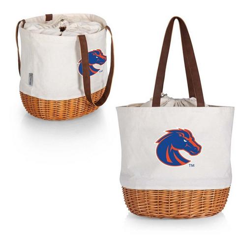 Picnic Time Boise State Broncos Coronado Canvas & Willow Basket Tote - Primary Image