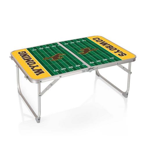 Picnic Time Wyoming Cowboys Mini Portable Table - Primary Image