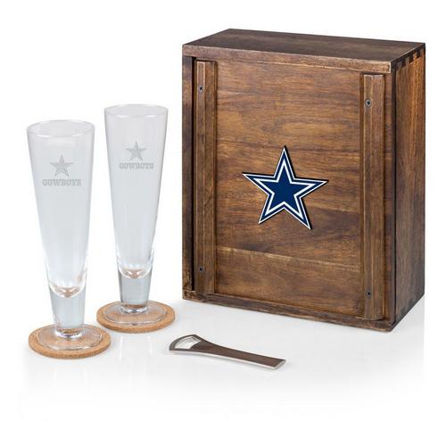 Picnic Time Dallas Cowboys Pilsner Beer Glass Gift Set - Primary Image