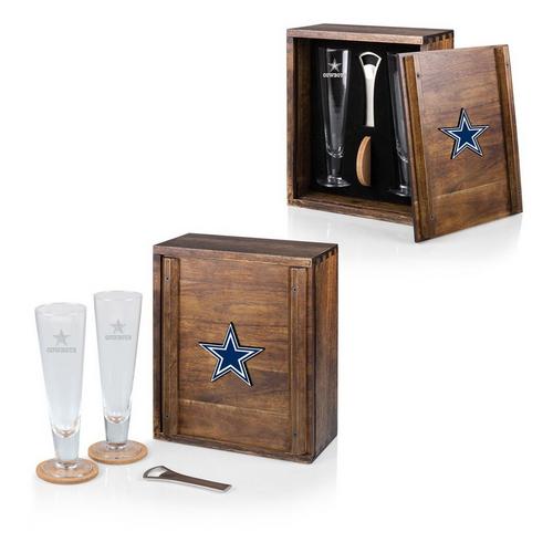Picnic Time Dallas Cowboys Pilsner Beer Glass Gift Set - Primary Image