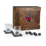 Picnic Time Arizona Cardinals Emblem Whiskey Box Gift Set - Thumbnail 1 of 2