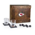 Picnic Time Kansas City Chiefs Emblem Whiskey Box Gift Set - Thumbnail 1 of 2