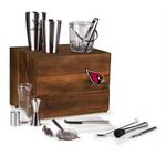 Picnic Time Arizona Cardinals Madison Acacia Tabletop Bar Set - Thumbnail 1 of 4