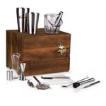 Picnic Time Minnesota Vikings Madison Acacia Tabletop Bar Set - Thumbnail 2 of 4