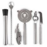 Picnic Time Minnesota Vikings Madison Acacia Tabletop Bar Set - Thumbnail 3 of 4